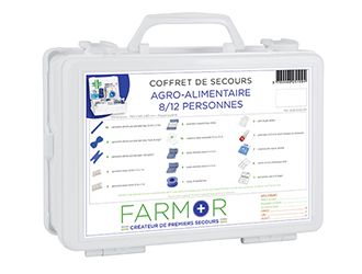 COFFRET DE SECOURS FARMOR AGRO-ALIMENTAIRE 8/12 PERSONNES-AGR2040PP