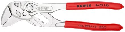 Pince cle 150mm chrome gaine pvc KNIPEX - 86 03 150
