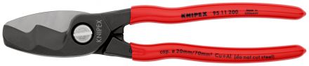 Coupe-cables 200mm ø20mm 70mm² KNIPEX - 95 11 200 SB