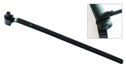 Kit 5 colliers plastique crantés a vis de serrage lg. 240 mm maxi 1 kg LEVAC - 3800RTLX1