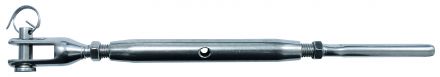 Ridoir inox m.6 mm 1 chape + 1 embout a sertir câble d.3 mm LEVAC - 5296B