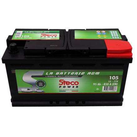 Batterie 12V 95Ah 850A 353x175x190 mm système start&stop