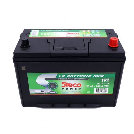 Batterie 12V 95Ah 780A 303x175x220 mm système start&stop +