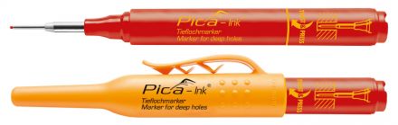 Marqueurs trous profonds Pica Ink rouge PICA - 15040