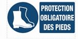 Plaque 330x200 'Protection obligatoire des pieds' VINMER - 387005