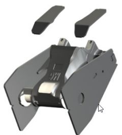 Kit de transformation Godet à souder pour module 1 ACB Morin avec joues et ailes rapportées - 5019155
