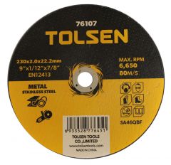 Disque a tronconner 230x2x22mm (76107)            TOLSEN - 100321
