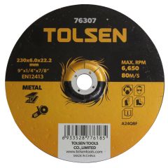 Disque a ebarber dep.230x6x22mm (76307)           TOLSEN - 100326