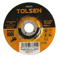 Disque pierre dep.125x6x22mm (76323)              TOLSEN - 100327