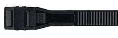100 colliers de serrage 9x180mm noir uv BUISARD - 714115