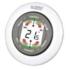Thermometre/hygrometre interieur noir              - 715104