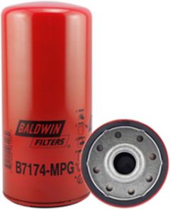 Filtre à lubrifiant en verre à visser de performance maximale BALDWIN -B7174-MPG