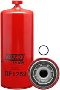 Séparateur eau/carburant rotatif avec drain BALDWIN - BF1259