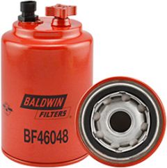 Séparateur Eau/Carburant rotatif avec drain, orifice de capteur et capteur réutilisable BALDWIN -BF46048