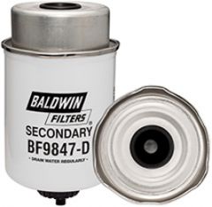 Élément de filtre à carburant secondaire avec drain BALDWIN -BF9847-D