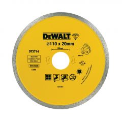 Disque DEWALT pour scie à carrelage portative DWC410 110x20mm  - DT3714-QZ