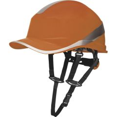 Casque de chantier abs style casquette baseball + jugulaire - serrage rotor DELTA PLUS - D020DIAM5UPORFL