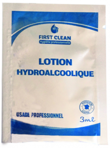 Mono dose de lotion hydro alcoolique en14476 GLOBAL HYGIENE - S236ZDO