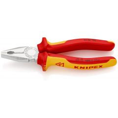 PINCE UNIVERSELLE 180MM CHROME 1000V KNIPEX - 0306180