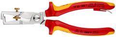 Pince a denuder/coupe cable strix 1000v KNIPEX - 13 66 180 T BK