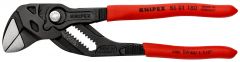 Pince cle 180mm brunie gaine pvc KNIPEX - 86 01 180 SB