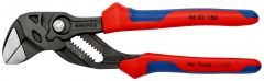 Pince cle 180mm brunie bimatiere KNIPEX - 86 02 180 SB