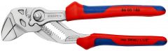 Pince cle 180mm chrome bimatiere KNIPEX - 86 05 180 SB
