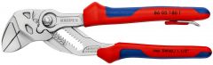 Pince cle 180mm chrome bimat antichute KNIPEX - 86 05 180 T