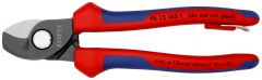 Coupe-cables 165mm ø15mm 50mm² antichute KNIPEX - 95 12 165 T BK