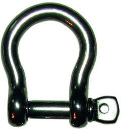 Manille lyre inox d.5 mm charge indicative 80 kg LEVAC - 5222B