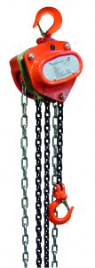 Palan manuel a chaîne cmu 500 kg chaînes anti-corrosion levée 3 m LEVAC - 6044B03