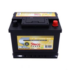 Batterie 12V 60Ah 600A 242x175x190 systeme start&stop stecopower - 112