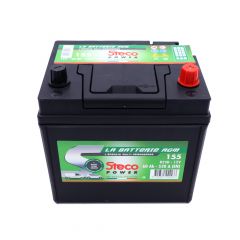 Batterie 12V 60Ah 520A 230x170x220 mm système start&stop stecopower - 155