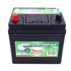 Batterie 12V 60Ah 520A 230x170x220 mm système start&stop stecopower - 156