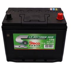 Batterie 12V 75Ah 680A 260x170x220 mm système start&stop stecopower - 176