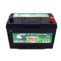 Batterie 12V 95Ah 780A 303x175x220 mm système start&stop + stecopower - 192