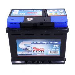 Batterie 12v 60ah 560a 242x175x190 gamme bleue stecopower - 465