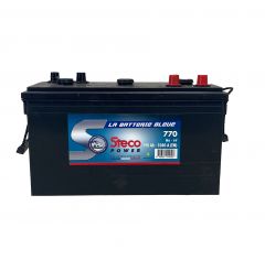 Batterie 6V 198Ah 1040A 395x170x230 mm gamme 6 volts (acide inclus) stecopower - 770