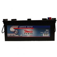 Batterie 12V 135Ah 850A 513x189x222 mm heavy duty stecopower - 931