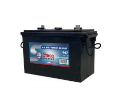 Batterie 6V 160Ah 1000A 330x174x236 mm gamme 6 volts (acide inclus) stecopower - 947