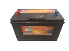 Batterie 12V 110 Ah (20h) 330x172x240 mm Décharge Lente STECOPOWER - L031GR31DL