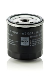Filtre à huile mann filter - w712/20