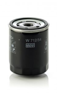 Filtre à huile mann filter - w712/54