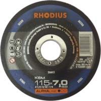 Lot 25 disque à ébarber acier 125x7x22 RHODIUS - 14066