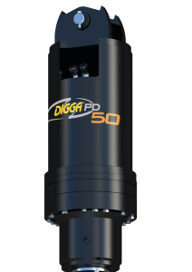 Tarière motoréducteur hydraulique DIGGA PD40-7 pour pelles de 35 à 45 tonnes - PD407