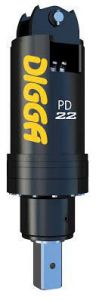 Tarière motoréducteur hydraulique DIGGA PD22-5 pour pelles de 20 à 24 tonnes - PD225